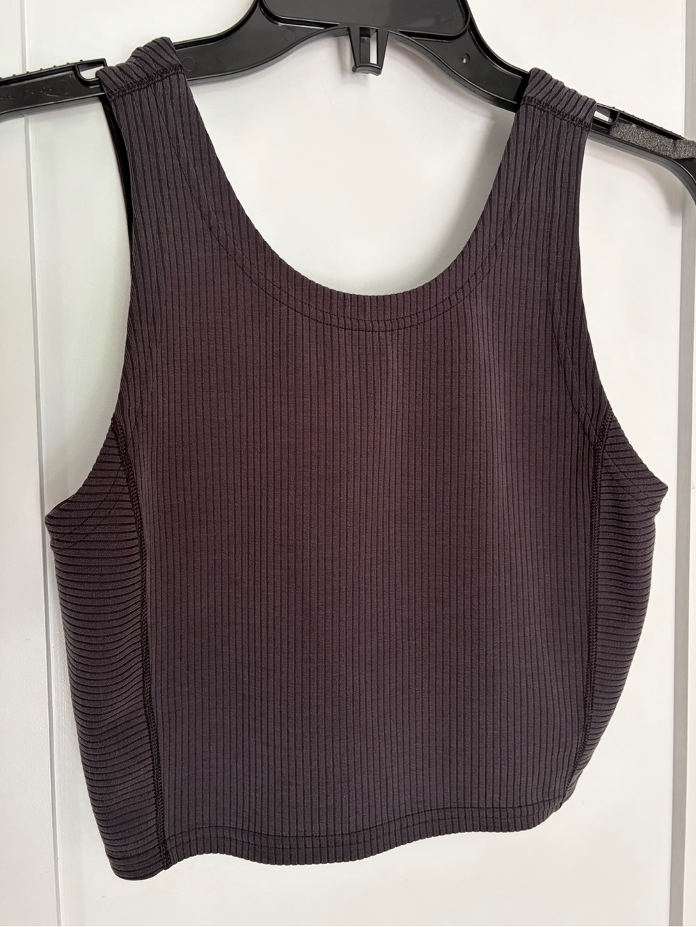 2. Size Small LULULEMON Washed Black Softstreme Ribbed Power Pivot Tank